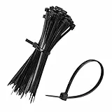 mumbi Kabelbinder schwarz 150mm x 2,5 mm UV-beständig Brandschutz UL 94 V2 Profi SET 100 Stück
