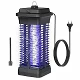 ROVLAK Insektenvernichter Elektrisch, 365 nm UV Licht Mückenlampe mit 1000V Elektroschock, Chemiefrei Fliegenfalle für Innen & Außen, Effektive Moskitoschutz Lampe für Schlafzimmer, Küche, Wohnzimmer