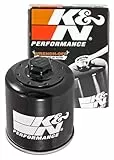 K&N Powersports Ölfilter - Patrone 55x78mm kompatibel mit Piaggio, Aprilia, Derbi, Gilera, Italjet, Peugeot, Adiva, Malaguti (KN-183) Rot