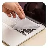 GIMIRO Keyboard Film Semi-transparent Washable Protection Cover for Notebook Keyboards 14inch 16inch (White/12in)
