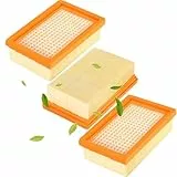 3 Stück Kompatibel für Kärcher WD4/WD5/WD6/MV4/MV5/MV6 Flachfaltenfilter Staubsauger Filter Set,für Kärcher Nass-/Trockensauger,Industriesauger, Mehrzwecksauger Ersatz