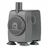 Pontec 57508 PondoCompact 1200 - Outdoor-Statuenbrunnenpumpe / kompakte Brunnenpumpe für Fontänen und Wasserspiel, Schwarz