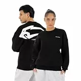 SMILODOX Sweatshirt Unisex Tane Oversize Fit Rundhals Pullover mit großem Rückenprint & Brustlogo, lockerer Streetwear Sweater aus weichem Material, Oversized Pullover für Herren Damen