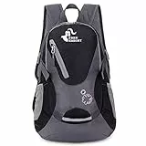 free knight Kleiner Tagesrucksack 20L Radfahren Wanderrucksack Wasserdichter Reiserucksack Leichtgewicht (schwarz)
