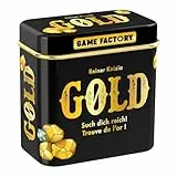 Game Factory 646252 Gold, Mini-Kartenspiel in handlicher Metalldose, ab 6 Jahren, ideal als Reisespiel oder Geschenk, für 2 bis 5 Spieler