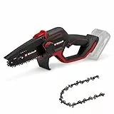 Einhell Professional Akku-Astkettensäge GP-PS 18/20 Li BL-Solo Power X-Change (18 V, 15 cm Schnittlänge, 8 m/s Kettengeschwindigkeit, autom. Kettenschmierung, ohne Akku, inkl. Ersatzkette)