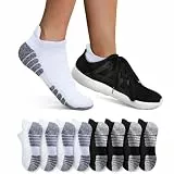 YouShow Sneaker Socken Herren Damen 8 Paar Kurze Halbsocken Quarter Schwarz Weiß 43-46