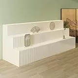 Faltbare Präsentationsständer aus umweltfreundlichem Kraftpapier | Tragbar & platzsparend | Hohe Tragfähigkeit | Vielseitige Formen & Farben | Für Zuhause, Büro, Geschäfte & Messen (H78D25L2W)