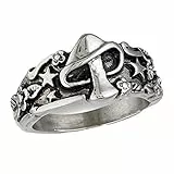 Holibanna Retro Vintage Finger Ring Pilz Blatt Stern Ring