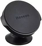 Baseus Handyhalter Smartphone Halterung fürs Auto Small Ears Serie Magnetisch (vertikaler Typ) Schwarz (SUER-B01)