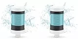 up!water® Wasserfilter Kartusche | Filterkartusche für Wasserfilter Wasserhahn | Wasser Filtersystem mit Aktivkohlefilter aus nachhaltigem CoconutBlock (Packung mit 2)