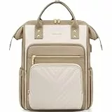 LOVEVOOK Rucksack Damen, 15,6 Zoll Laptop Schulrucksack Teenager Mädchen Wasserdicht, Elegant Reiserucksack Tagesrucksäcke Arbeitstasche, Schultasche Lehrertasche Backpack Women für Reise Uni Büro