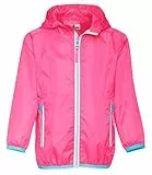 Playshoes Unisex Kinder Faltbare Regen-jacke Funktions-Jacke Regenmantel Regenbekleidung, Rosa, 116 EU