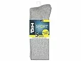 DIM Herren Ecodim Sport Socken x5 | Atmungsaktive Baumwoll-Mittelsocken | Robust und komfortabel | Ideal für das Training.