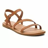 TOMS Women's Kira Sandal, Leather Upper