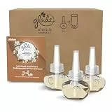 Glade (Brise) Electric Scented Oil Nachfüller, elektrischer Raumduft mit Duftöl, Sensual Sandalwood & Jasmine, 3er Pack (3 x 20 ml)