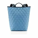 reisenthel shopper-backpack rhombus blue - urbaner und stylischer Rucksack, Laptopfach, modernes Design