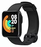 MoKo Armband Kompatibel mit Xiaomi Mi Watch Lite/Redmi Watch, Weiches Silikon Sportarmband Ersatzarmband Uhrenarmband - Schwarz