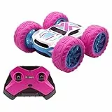SILVERLIT 54772 EXOST-Ferngesteuertes Auto 360 Cross Flash-2.4Ghz-rosa-16 cm, Multicolore