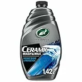 Turtle Wax Hybrid Solutions Keramisches Autoshampoo & Wachs, 2-in-1 Reiniger & Politur mit Keramikbeschichtung, 1,42 l, 1 Packung, Fruchtiger Duft, pH-neutral, Entfernt Schmutz & hinterlässt Glanz