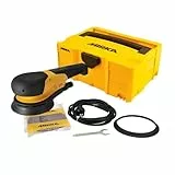 Mirka DEROS RS 600 Ø 150 mm im Koffer/leistungsstarker Rotationsschleifer für Holz und Beton / 750W Motor / 700-2500 RPM/Leichtes Design (1,8 kg) / Bluetooth-Konnektivität