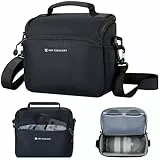 K&F CONCEPT Kamera-Rucksack Kameratasche, SLR-Taschen Umhängetasche, Camera Bag Liner-Tasche, Fototasche für Fotografen Geeignet für den täglichen Gebrauch,Tiefblau