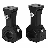Motorrad-Scheinwerferhalter, 2 Stück, Scheinwerfer-Montagehalterung, M5-Blende, 18 Mm Bis 30 Mm, Verstellbare Scheinwerfer-Klemmhalterung für Motocross, Off-Road, ATV, UTV