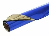 Clairefontaine Maildor 95513C Rolle Aluminiumpapier (beidseitig, 80 x 50cm, 90g, ideal für Handarbeiten, wie Dekorationen) 1 Rolle, dunkelblau