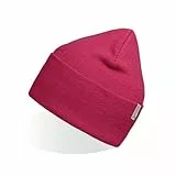 Artexia Mütze Herren und Mütze Damen Ökologisch aus Polywolle Beanie Mütze Unisex Wintermütze Strickmütze (Fuchsia)