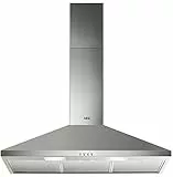 AEG DKB2930M Duntabzugshaube/90 cm Kaminhaube mit 3 Leistungsstufen/Abzugshaube mit Aluminium-Fettfilter/Dunstabzug mit LED-Beleuchtung/72,1 kWh pro Jahr/Edelstahl