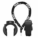 AXA Set Imenso L Retractable + ULC 130 + Transporttasche – Rahmenschloss Set mit Einsteckkette und Tasche – Hohe Sicherheit