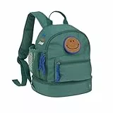 LÄSSIG Kinderrucksack mit Brustgurt Kindergartentasche Kindergartenrucksack 6,5L ab 3 Jahren/Mini Backpack Dark Green