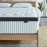 Tegeniss Matratze 140x200, Taschenfederkernmatratze mit 25 cm Höhe, 7-Zonen, H3 mittelfest, Druckentlastung, verstärkte Kantenstütze, Bewegungsisolierung, Atmungsaktivität und Vakuumverpackt