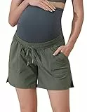 Maacie 2025 Damen Umstandsshorts Sommer Bequeme Freizeitshorts