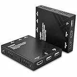 LINDY 120 m Cat.6 HDMI 4K30 & USB KVM Extender