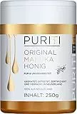 PURITI Manuka Honig MGO 550+ 250g aus Neuseeland mit zertifiziertem Methylglyoxal Gehalt - Laborgeprüft, Direktimport, reines Naturprodukt, frei von Zusatzstoffen