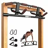 AmazeFan Klimmzugstange Türrahmen, 2024 Upgrade Pull Up Bar mit vielfältigen Griffmöglichkeiten, Mit Zusätzlichen Schlingentrainer, Universal anwendbar für die meisten Türen