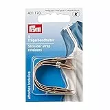 Prym 401170 Trägerbandhalter Haut Boa, 100% Polyester, Flesh, mit Druckknopf, 4 Stück, Beige