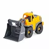Dickie Toys - Volvo Radlader Tough Loader (26 cm) - Spielzeug-Bagger für Kinder ab 3 Jahre mit Freilauf und beweglicher Schaufel, als Sandspielzeug geeignet