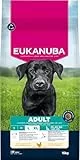 Eukanuba Hundefutter Trocken mit frischem Huhn für große Rassen, Premium Trockenfutter für ausgewachsene Hunde, 15 kg