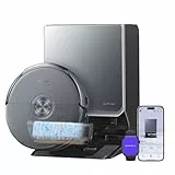 NARWAL Flow 2 Saug- und Wischroboter mit All-in-One-Station, FlowWash-Wischsystem mit 60 °C Heißwasser, 31.000 Pa Saugkraft, CarpetFocus™-Technologie, 100 °C Moppwäsche und 60 °C Heißlufttrocknung