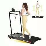 Sperax Laufband für Zuhause Klappbar, 5 in 1 Walking Schwingungen Pad 12 km/h, Walking Pad mit Steigung, Laufband und Fernbedienung für Zuhause und Büro(Schwarz Rot)