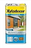 Xyladecor Holzschutz-Lasur Plus, Maximaler Wetterschutz und einfachste Anwendung, Eiche Hell, 4 l