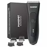 Intimrasierer Mann, Manscaped Rasierer Herren Intimbereich, Intim rasierer männer, Body Groomer Men, körperhaartrimmer, Wasserdichter Nass/Trocken Shaver, 20-fache Nutzung nach dem Aufladen