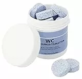 Maximex WC-Reinigungstabletten, 15 Stück, entfernt Urinstein, Kalk, Rost & Verfärbungen, effektive Reinigung der Toilette und Neutralisation von unangenehmen Gerüchen für hygienische Sauberkeit