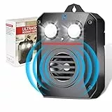 Elezenioc Marderabwehr Ultraschall Marderschreck Blitzlicht,Mauseabwehr Kraftfahrzeugmotor,Marderschutz Fur Auto Marder Ratten Mit Blitzlicht,Mauseschreck Ultraschall Fur Garage, Dachboden und Garten