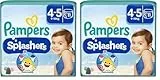 Pampers Windeln Größe 4-5, Splashers Baby Shark Limited Edition, 11 Stück, Einweg-Schwimmwindeln, für sicheren Schutz im Wasser (Packung mit 2)
