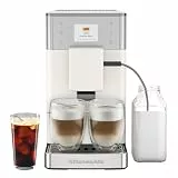 KitchenAid KF3 Kaffeevollautomat 5KES8453 mit Iced Coffee-Funktion, IntelliGrind-Mahlwerk, AutoMilk-System, 15+ Rezepte, 6-cm-Farbdisplay, 15-18 Bar, Porcelain White