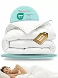 BEFA NATUR Bettdecke Ganzjahr 135x200 cm | Primaloft Bio® - Funktionelle Mikrofaserfüllung | vegane Daunenalternative | 625g Füllgewicht/Stück | Oeko-TEX 100 Klasse 1 | Made in Germany