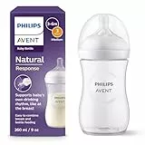 Philips AVENT Natural Response Babyflasche – Babyflasche, 260 ml, für Neugeborene ab 1 Monat, BPA-frei (Modell SCY903/01)